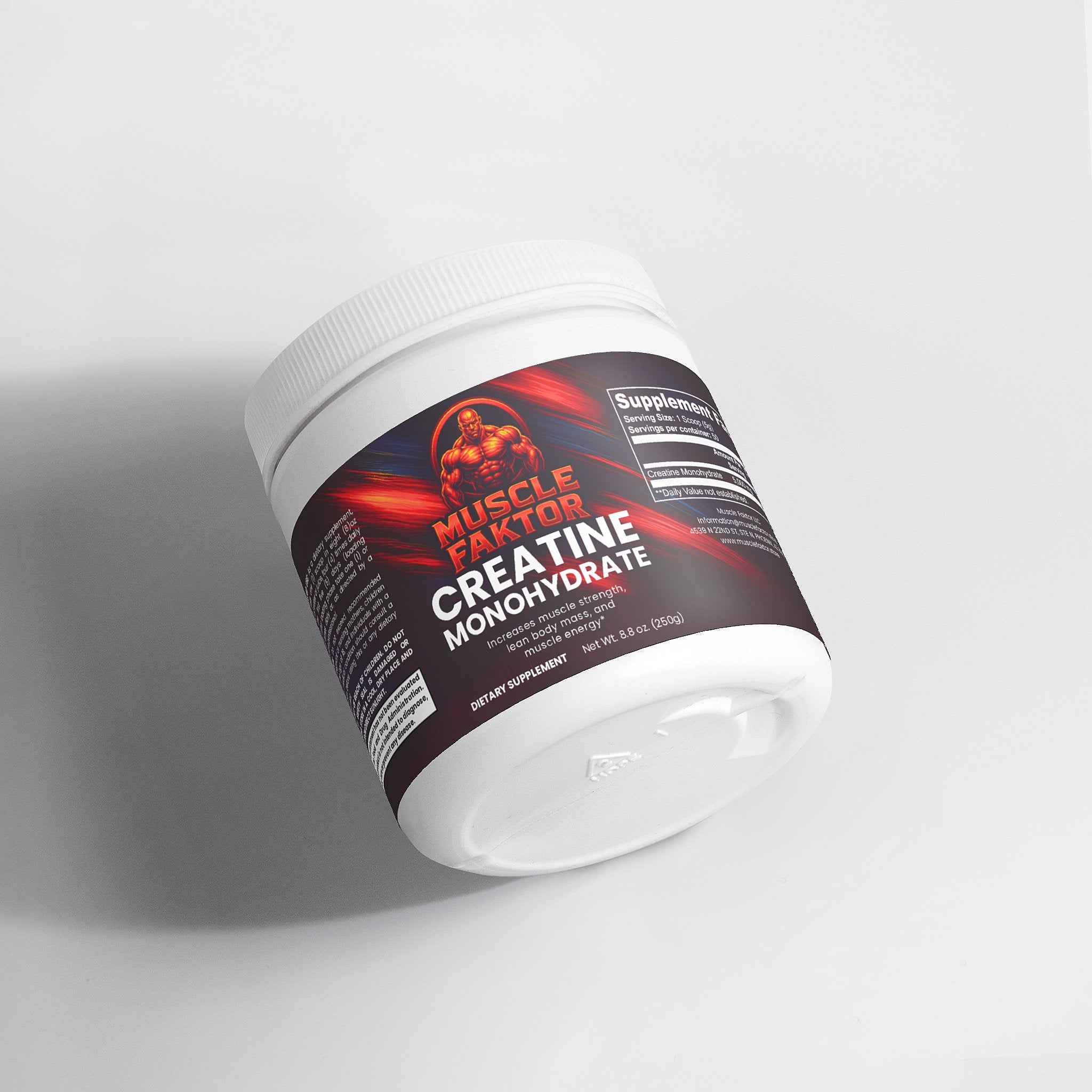 Muscle Faktor Creatine Monohydrate Powder 250g Muscle Faktor