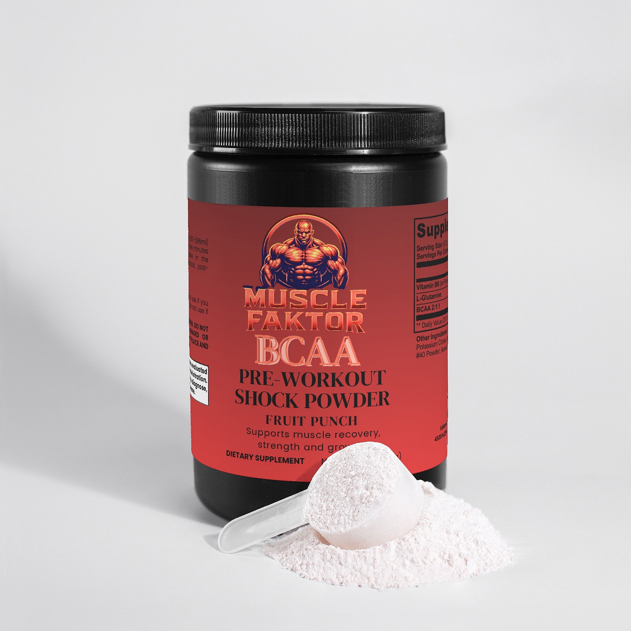 BCAA Shock Powder (Fruit Punch) Muscle Faktor