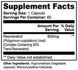 Resveratrol 50% 600mg Muscle Faktor