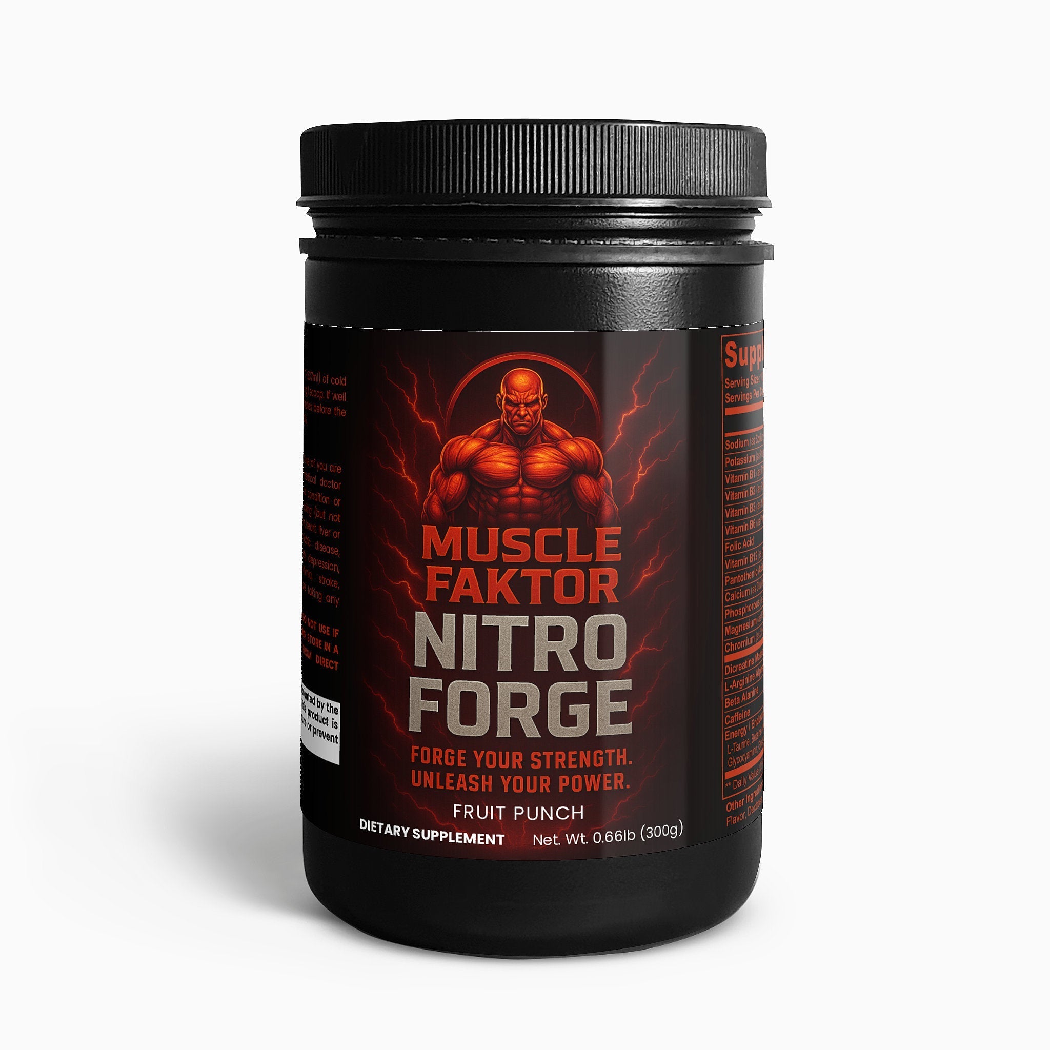 Nitro Forge Pre-Workout Powder (Fruit Punch)