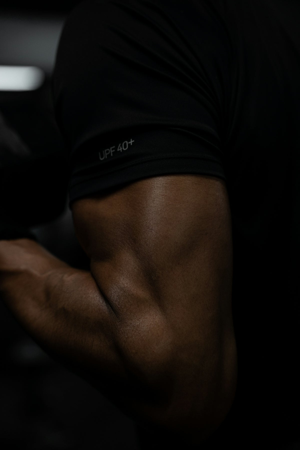 a close up of a man's arm and arm muscles