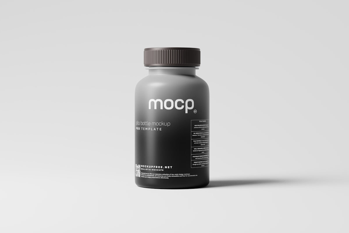 a bottle of mocop on a white background
