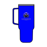 Muscle Faktor 40oz Insulated Tumbler with Lid - Perfect for Fitness Enthusiasts Printify
