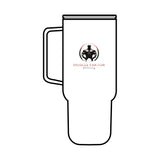 Muscle Faktor 40oz Insulated Tumbler with Lid - Perfect for Fitness Enthusiasts Printify