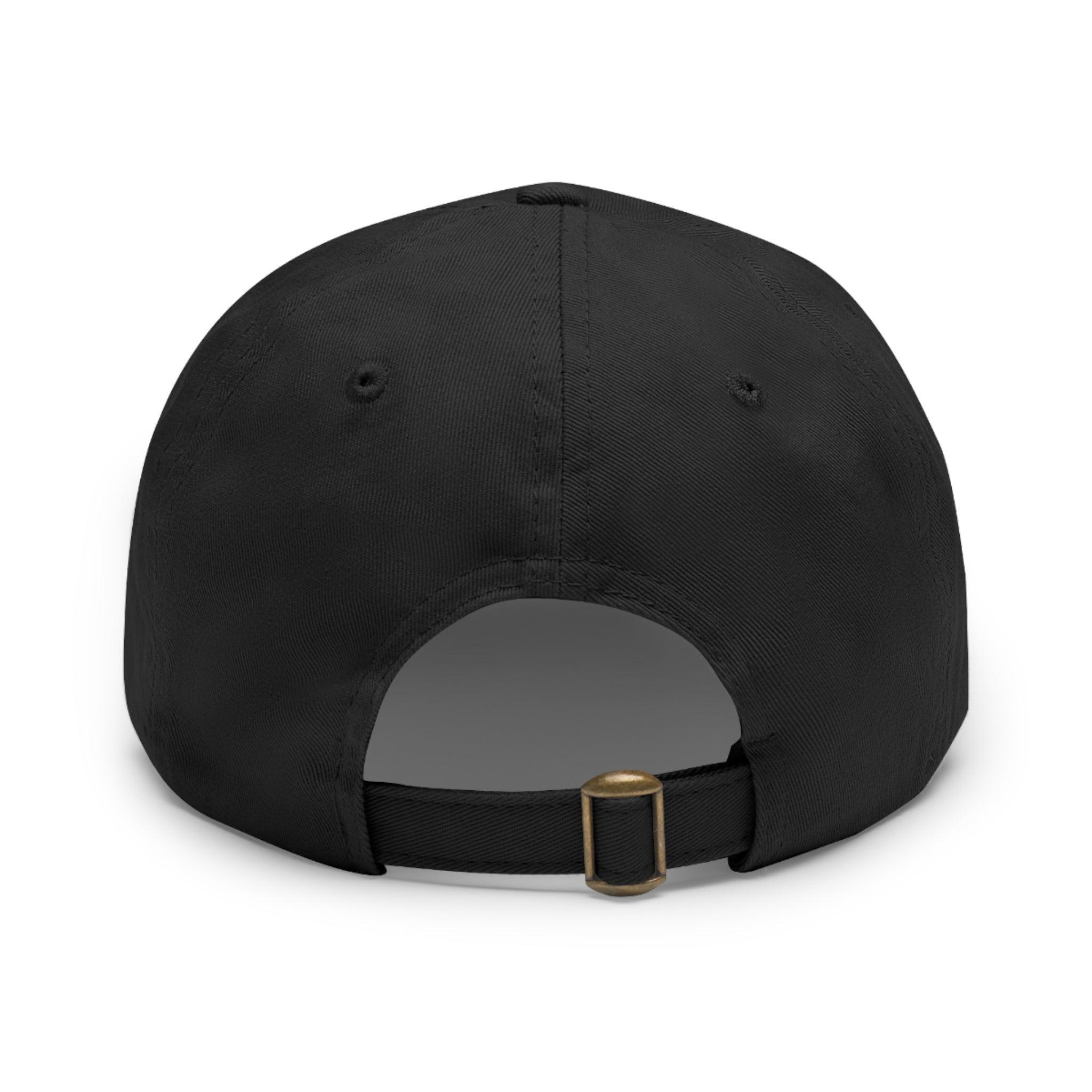 Dad Hat with Leather Patch (Rectangle) - Muscle Faktor