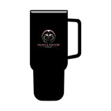 Muscle Faktor 40oz Insulated Tumbler with Lid - Perfect for Fitness Enthusiasts Printify