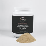 Pure3 100% Whey Protein Isolate (Vanilla) Muscle Faktor