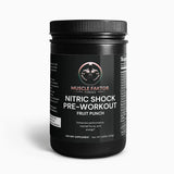 Nitric Shock Pre-Workout Powder (Fruit Punch) Muscle Faktor