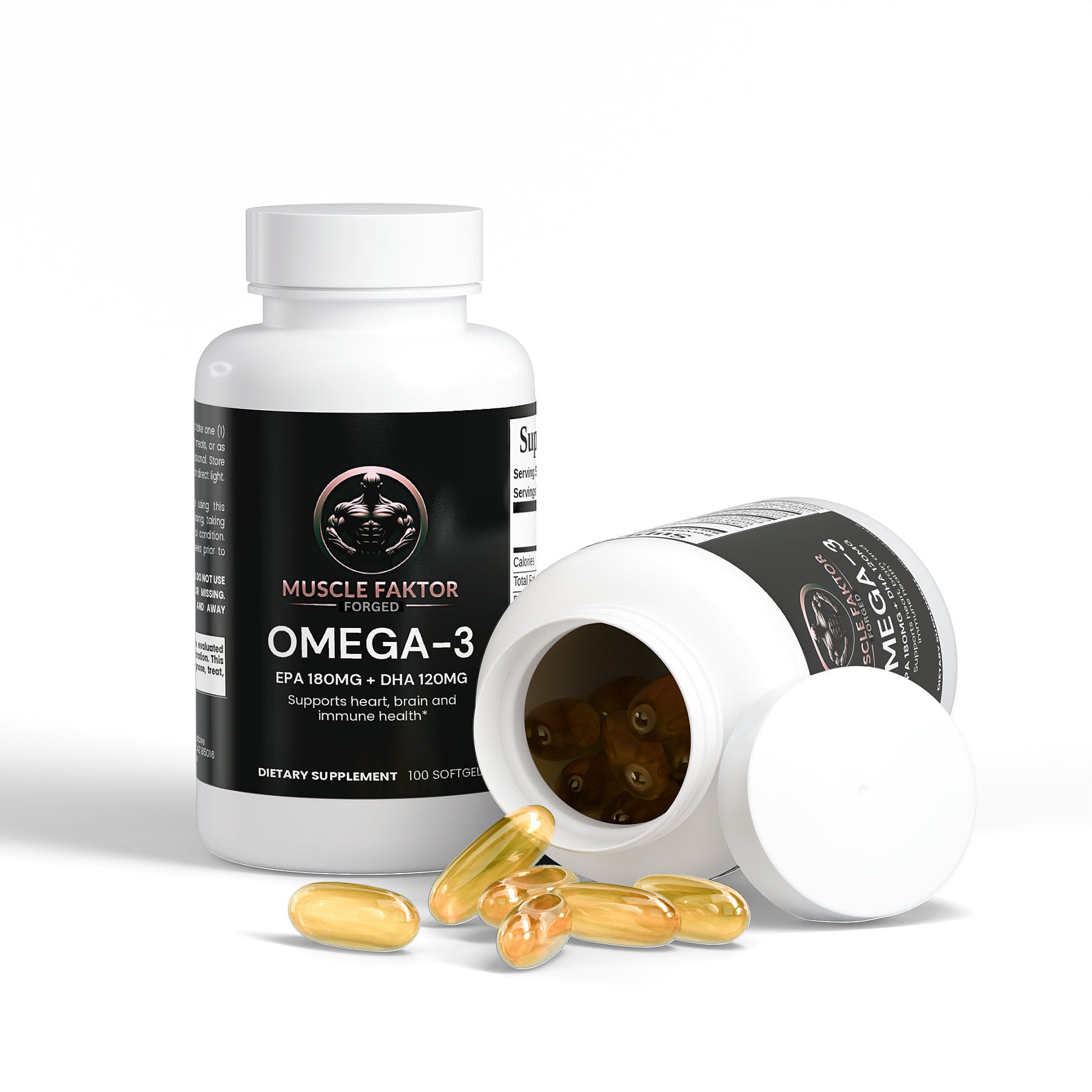 Omega-3 EPA 180mg + DHA 120mg Muscle Faktor
