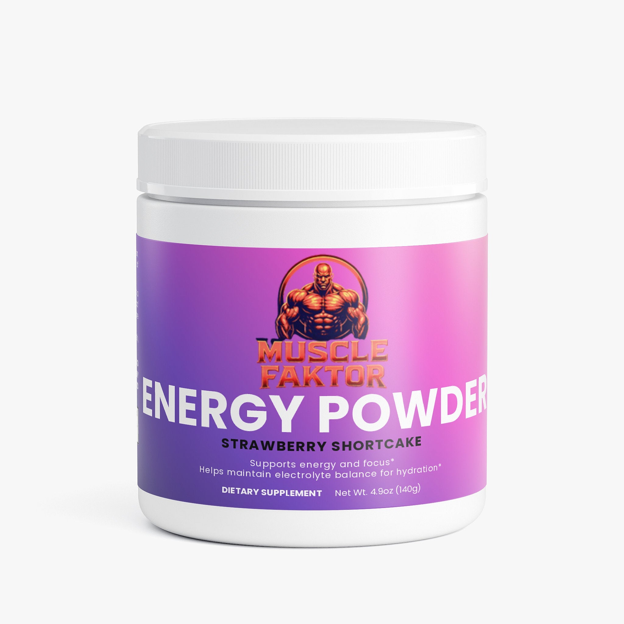 Energy Powder (Strawberry Shortcake) Muscle Faktor