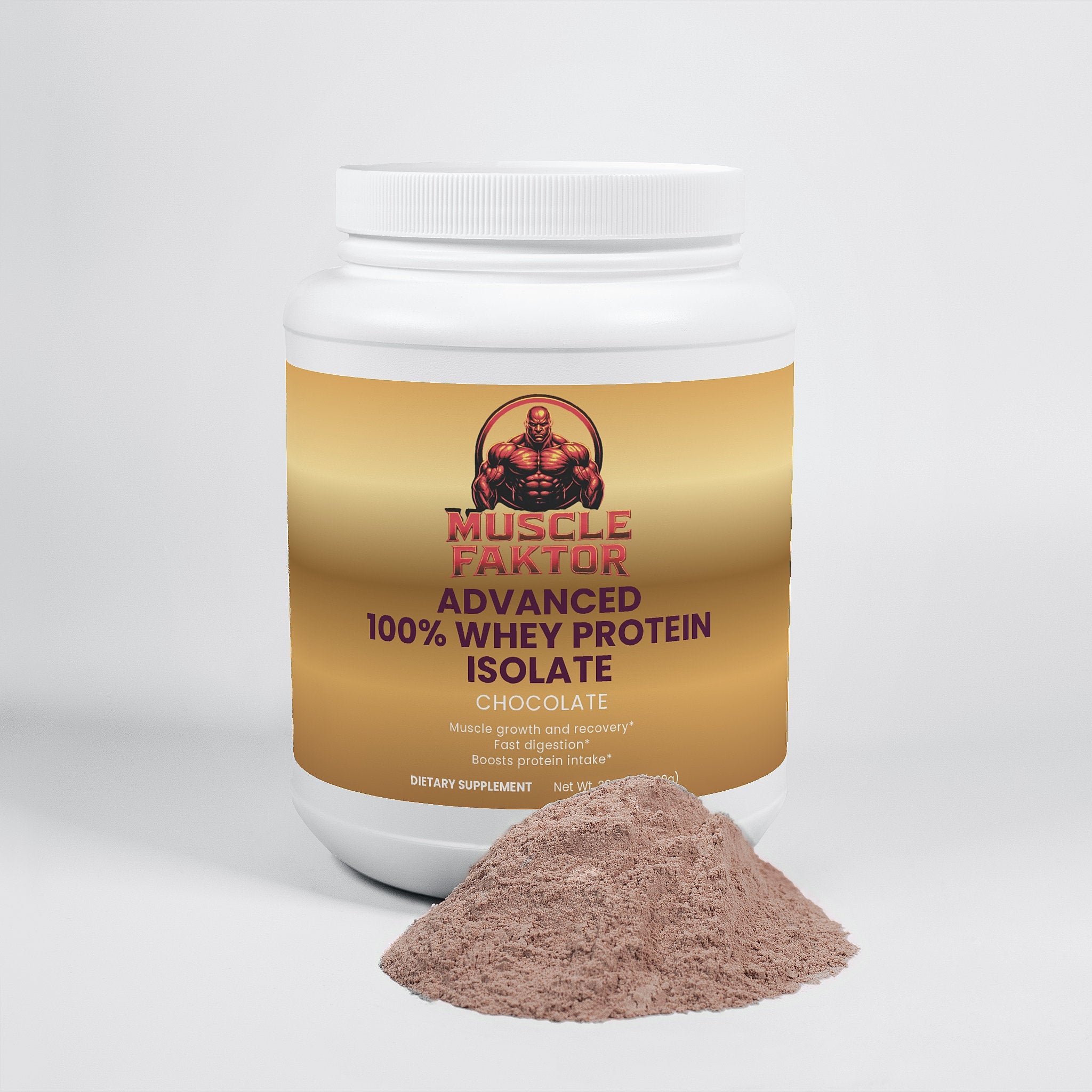 Advanced 100% Whey Protein Isolate (Chocolate) Muscle Faktor
