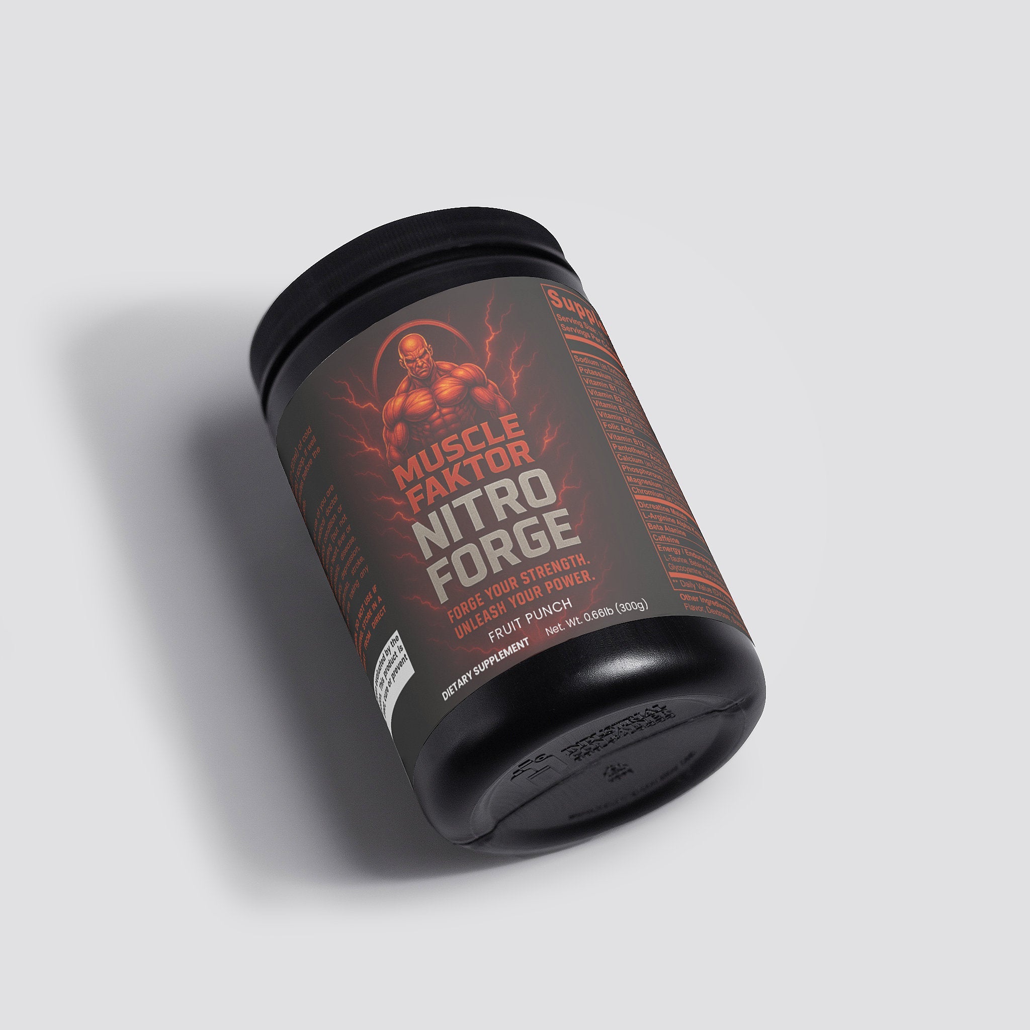 Nitro Forge Pre-Workout Powder (Fruit Punch) Muscle Faktor