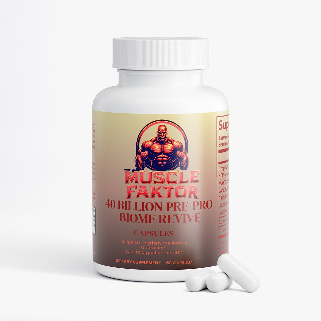 40 BILLION PRE-PRO BIOME REVIVE Muscle Faktor