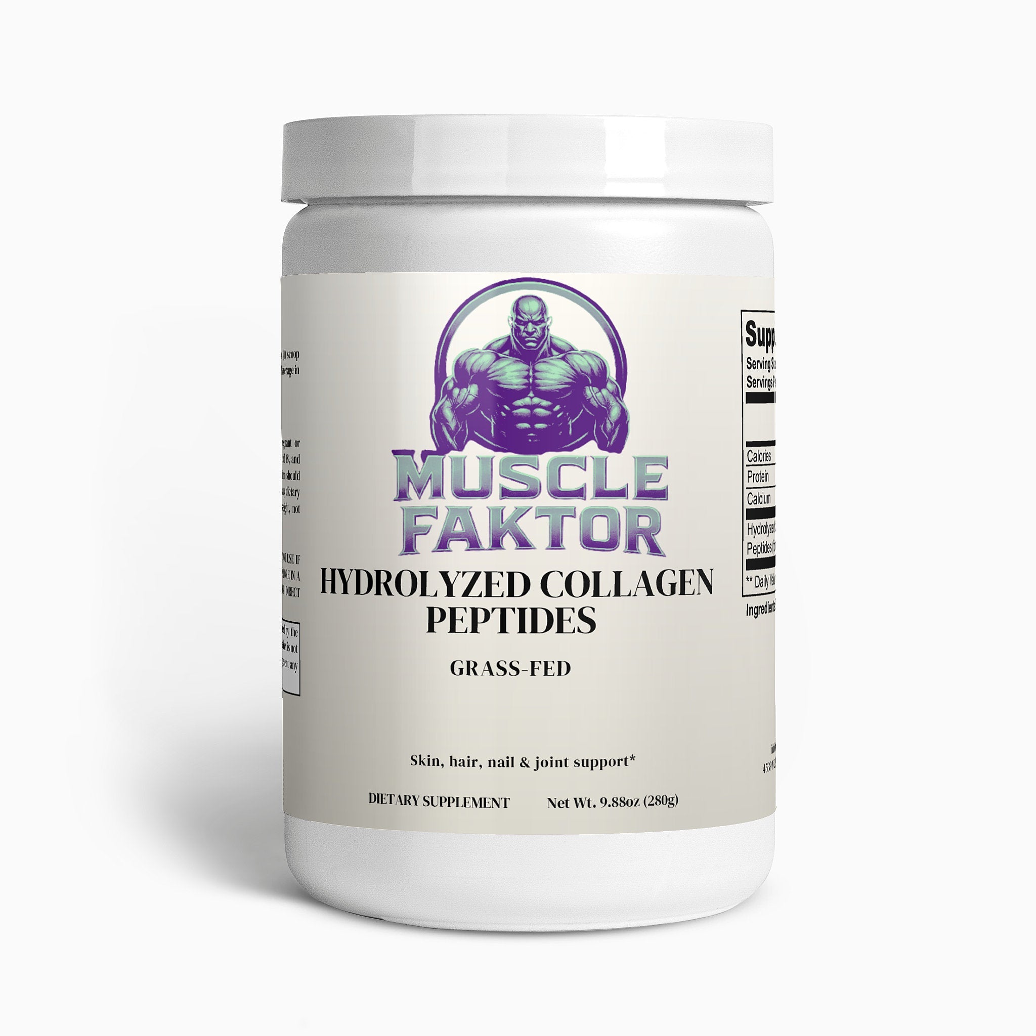 Grass-Fed Hydrolyzed Collagen Peptides Muscle Faktor