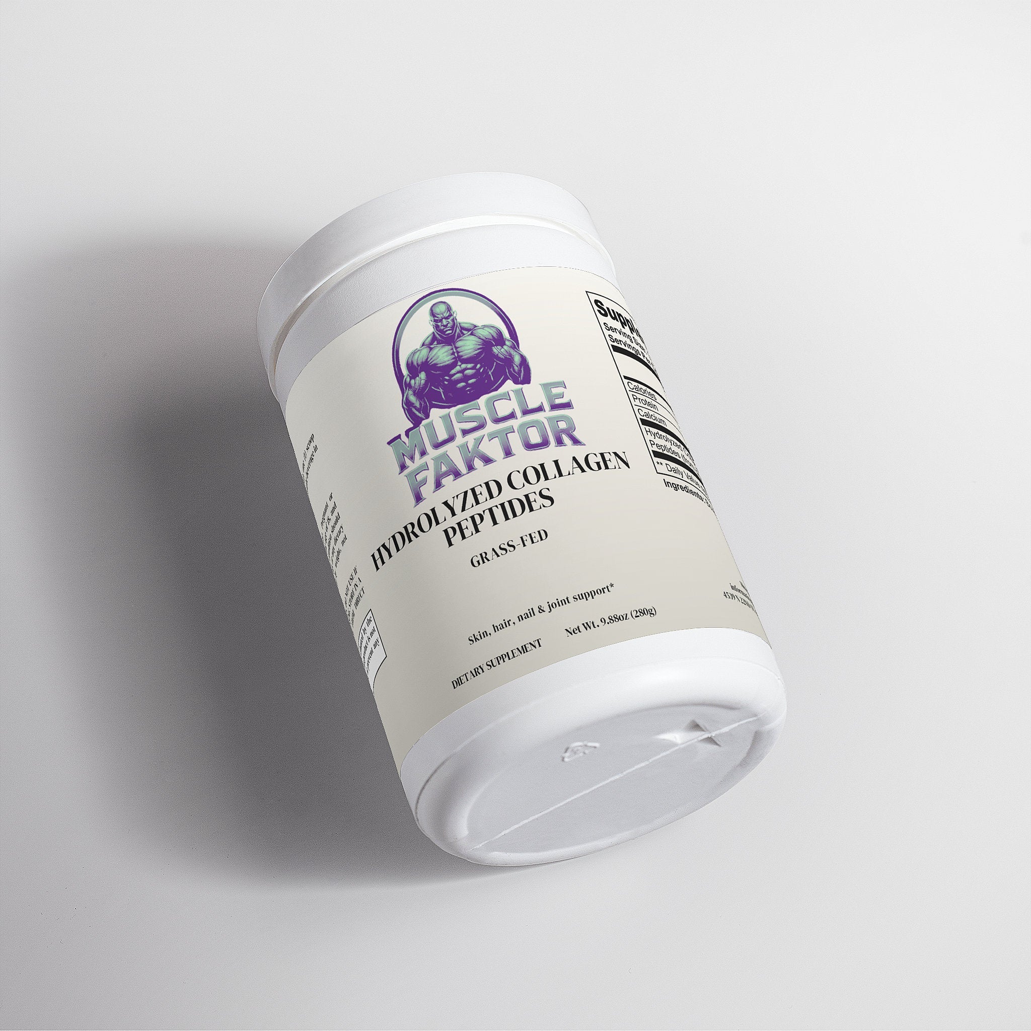 Grass-Fed Hydrolyzed Collagen Peptides Muscle Faktor