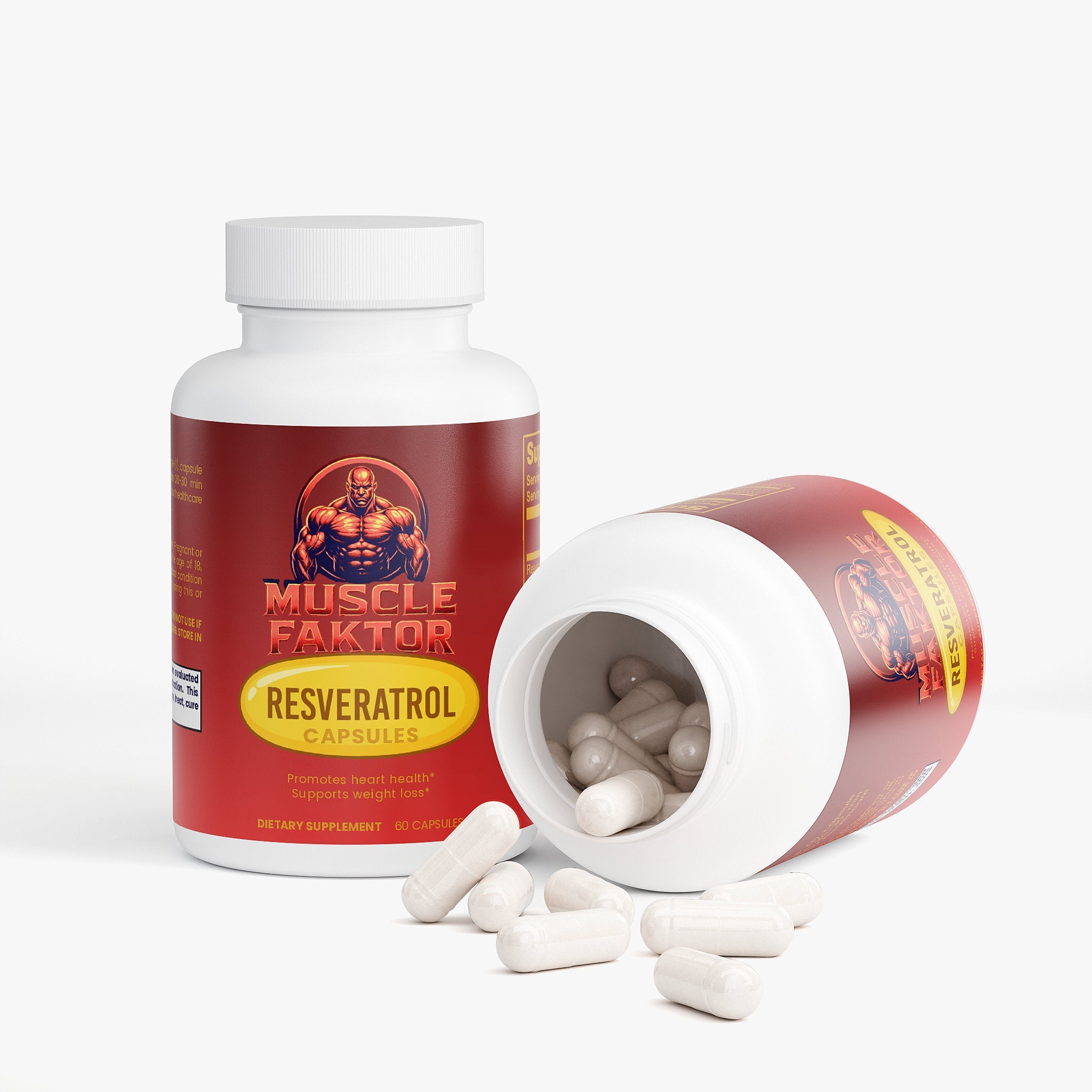 Resveratrol 50% 600mg Muscle Faktor