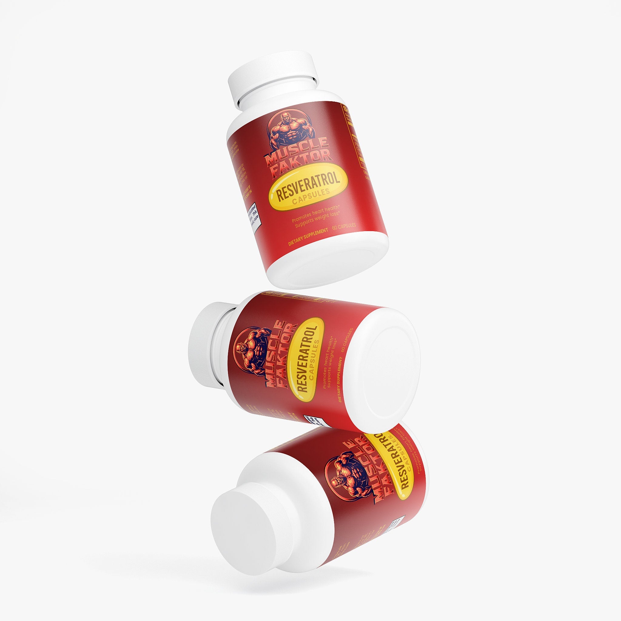 Resveratrol 50% 600mg Muscle Faktor