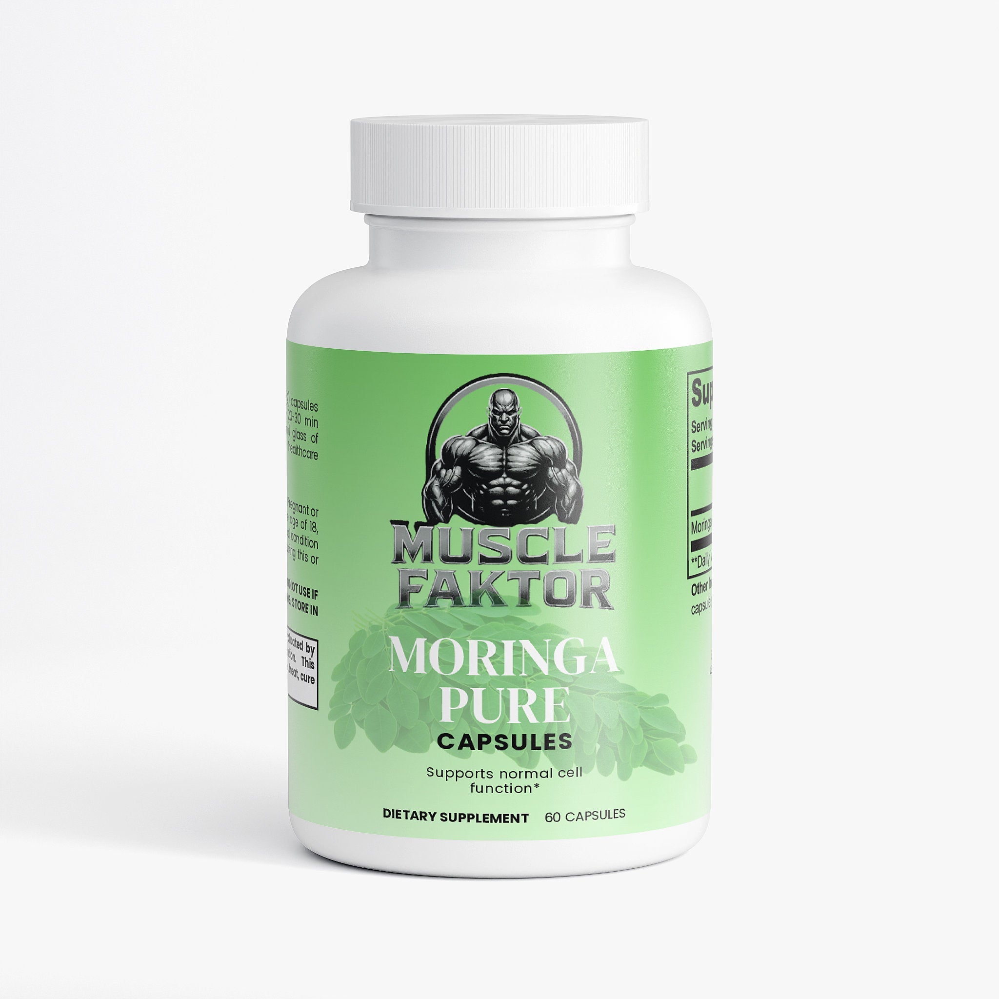 Muscle Faktor Pure Moringa Capsules - Natural Extracts Muscle Faktor