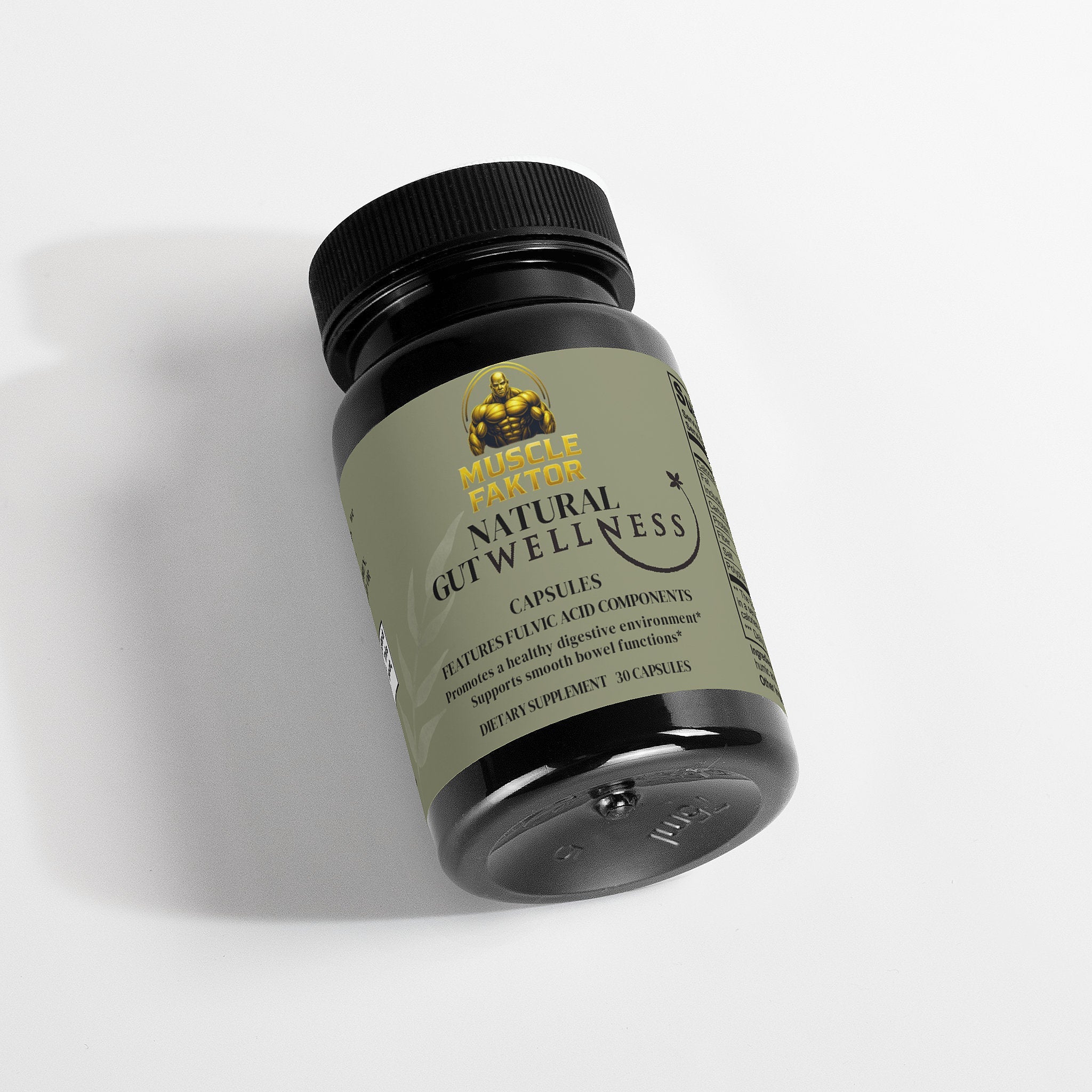 Natural Gut Wellness Capsules Muscle Faktor