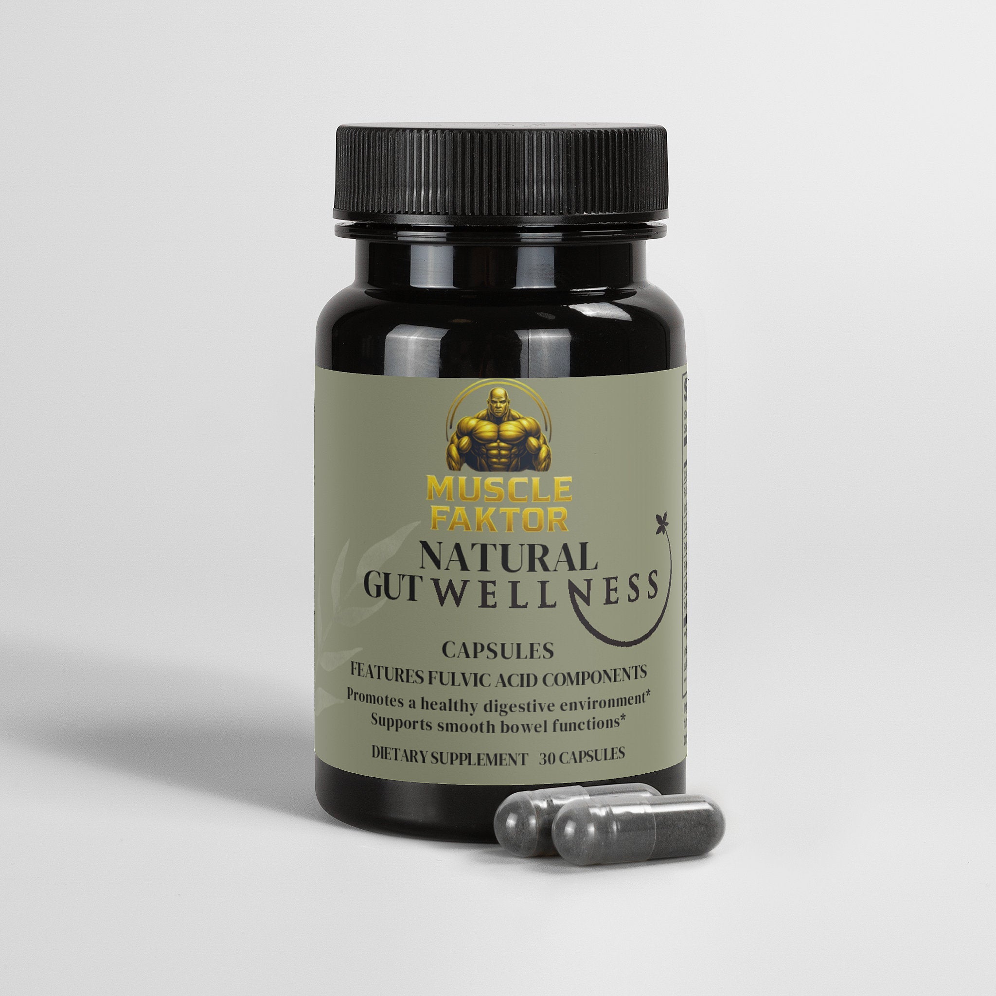 Natural Gut Wellness Capsules Muscle Faktor