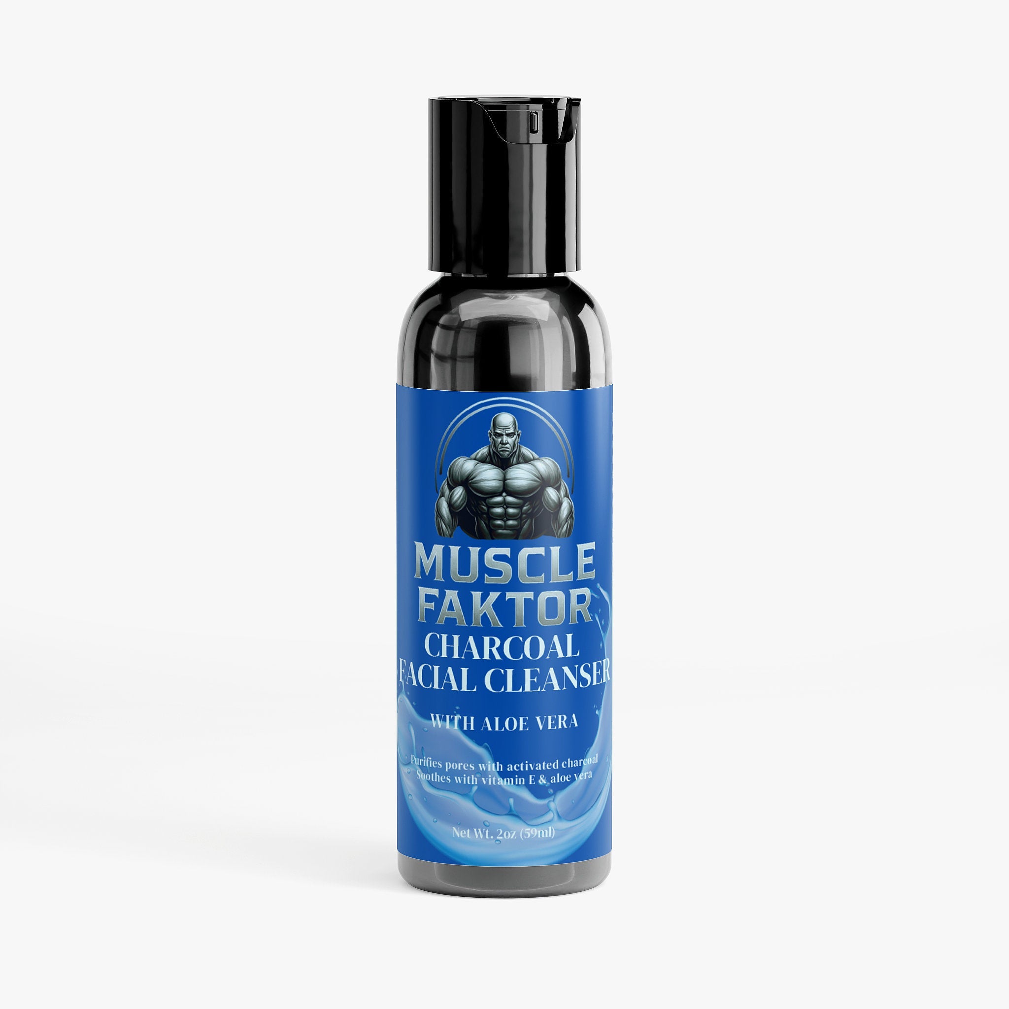 Charcoal Facial Cleanser Muscle Faktor
