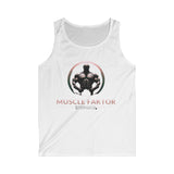 Men's Muscle Faktor Forged Tank Top - Fitness Wear for Active Lifestyle Printify