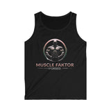Men's Muscle Faktor Forged Tank Top - Fitness Wear for Active Lifestyle Printify