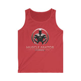 Men's Muscle Faktor Forged Tank Top - Fitness Wear for Active Lifestyle Printify