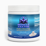 Pure Creatine Monohydrate Powder 250g - Unflavored Dietary Supplement Muscle Faktor