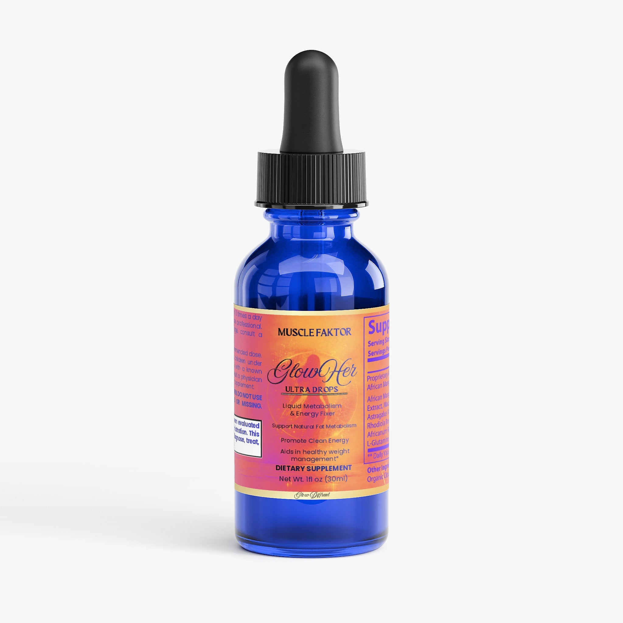 Liquid Metabolism & Energy Fixer– 1oz or 2oz Bottles Muscle Faktor