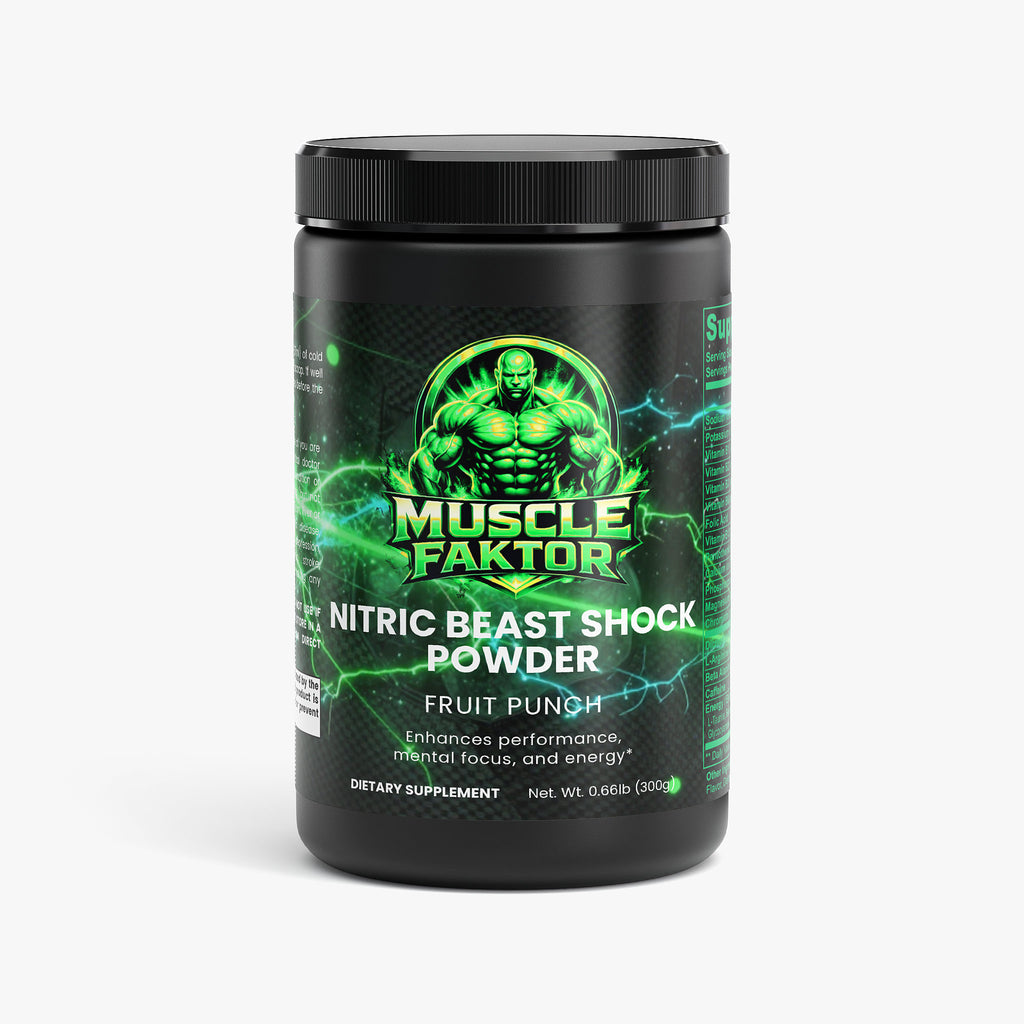 Nitric Shock Pre-Workout Powder (Fruit Punch)
