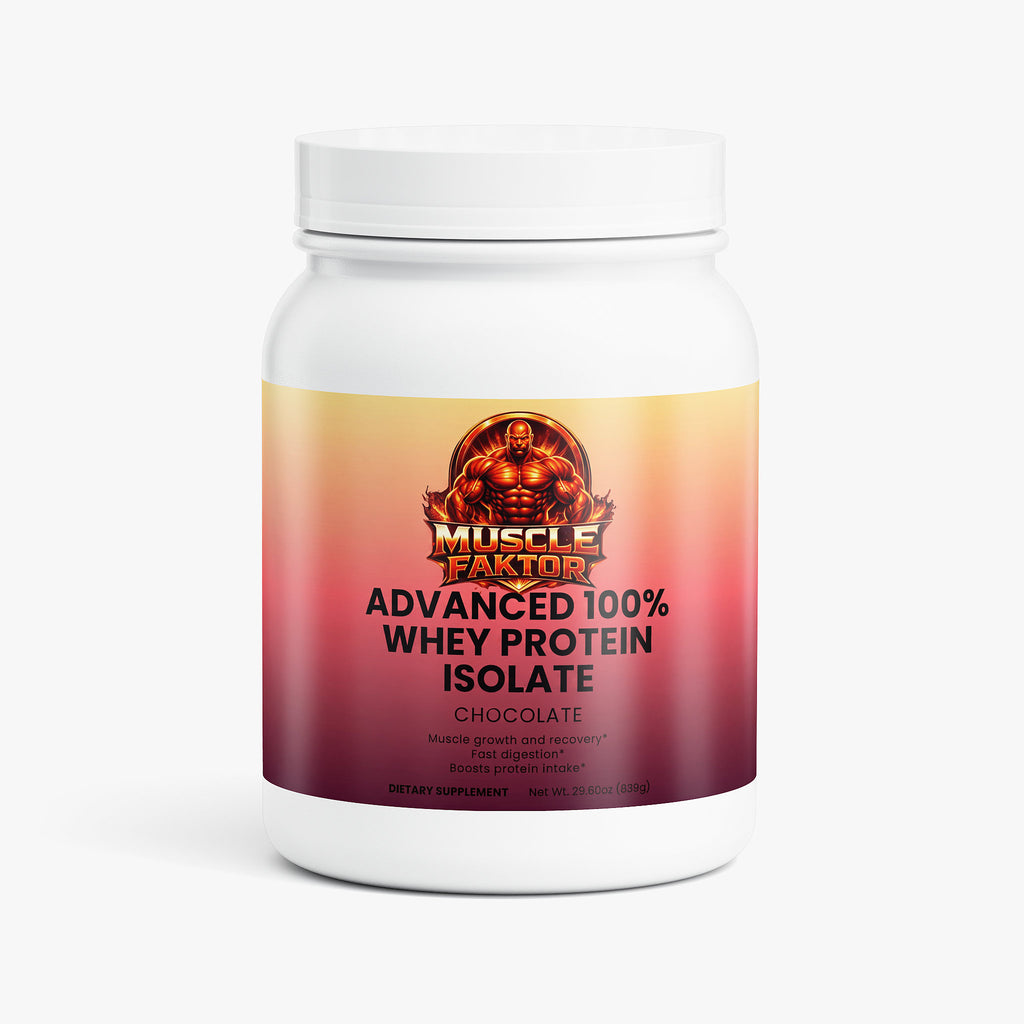 Muscle Faktor Chocolate Whey Protein Isolate, 24 Servings