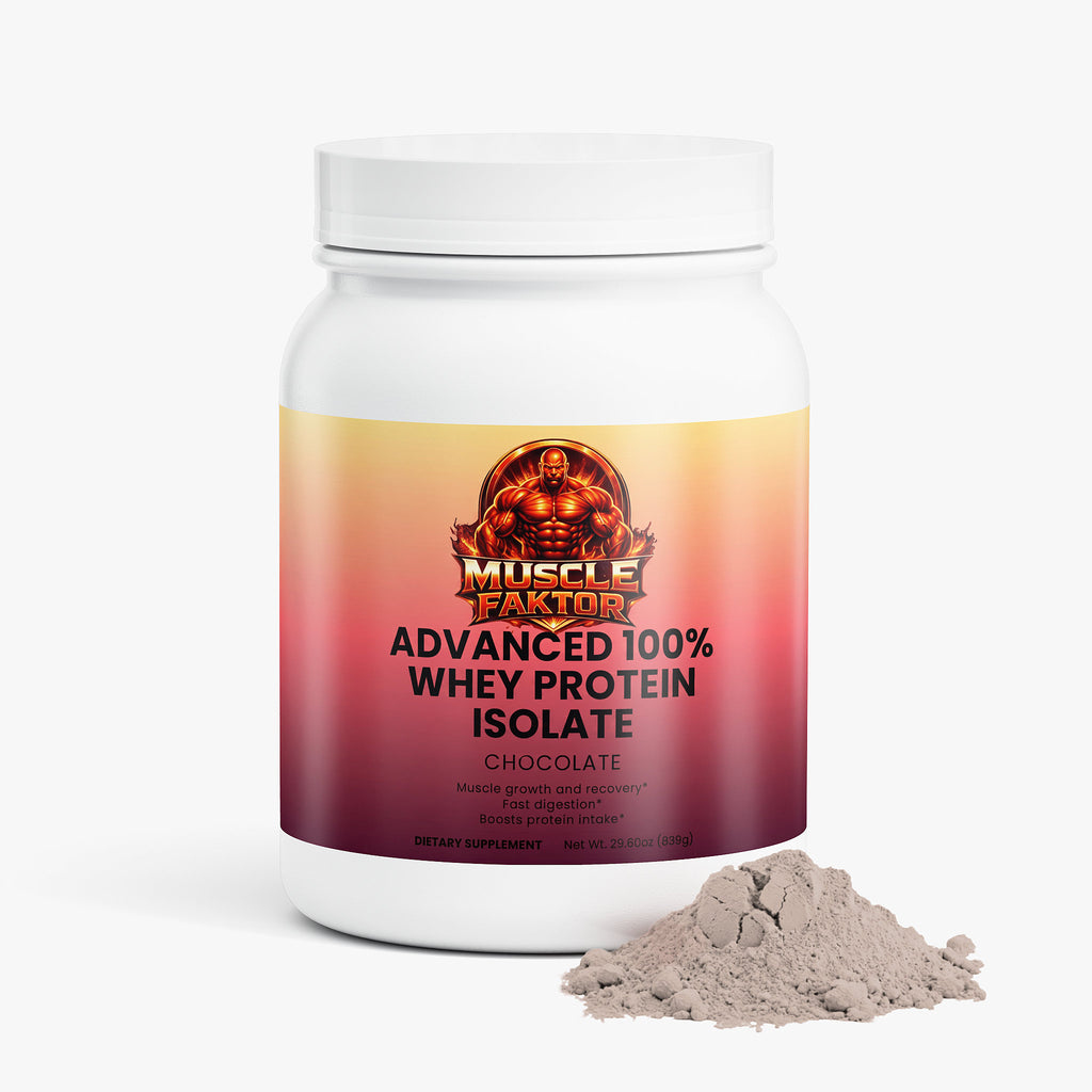 Muscle Faktor Chocolate Whey Protein Isolate, 24 Servings