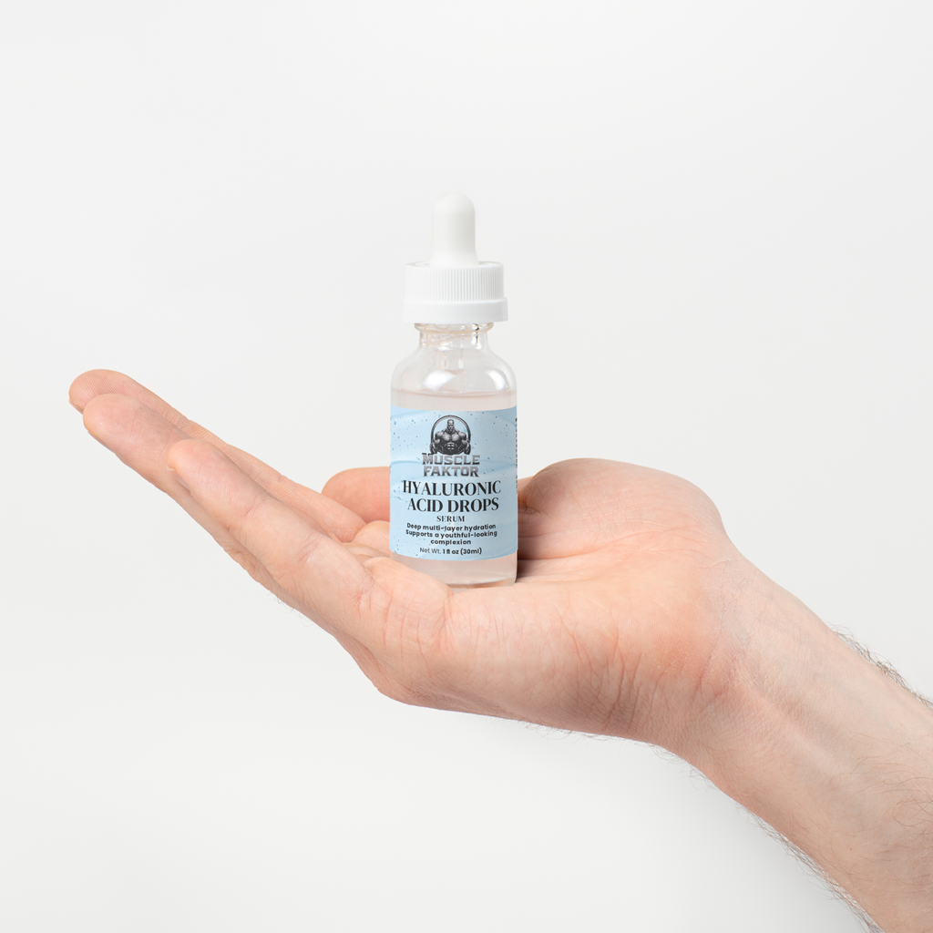 Muscle Faktor Hyaluronic Acid Face Serum, 1 fl oz