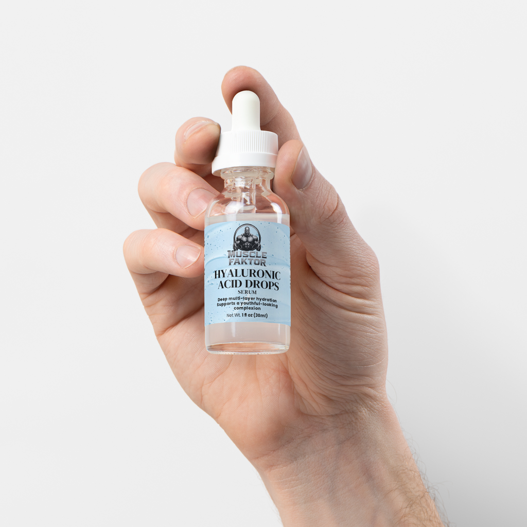 Muscle Faktor Hyaluronic Acid Face Serum, 1 fl oz