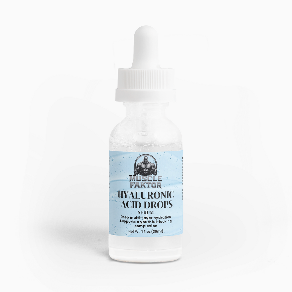 Muscle Faktor Hyaluronic Acid Face Serum, 1 fl oz