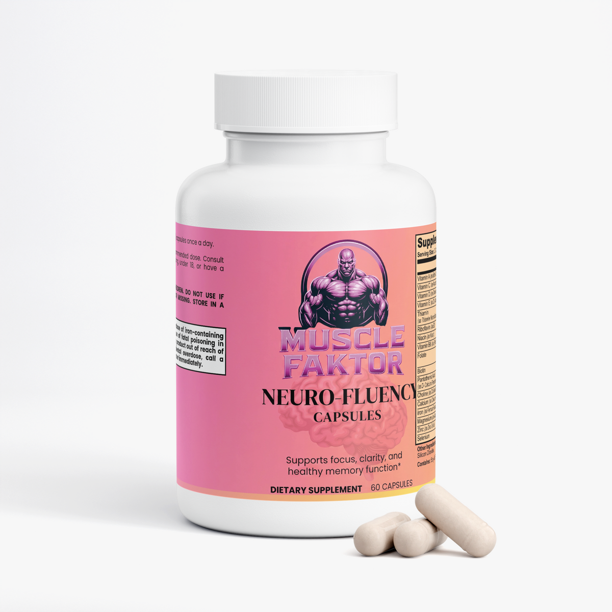 Muscle Faktor Neuro-Fluency, 60 Capsules
