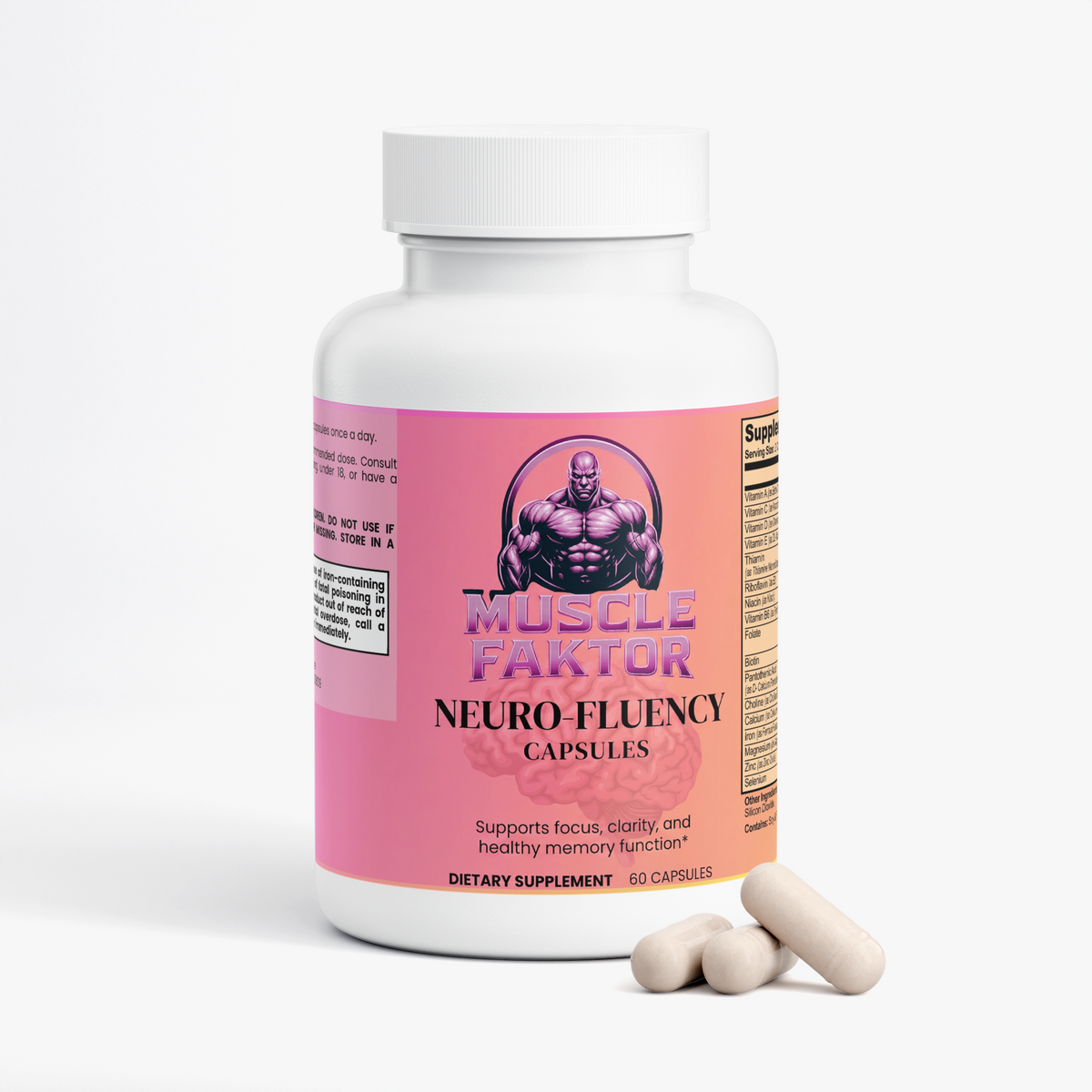 Muscle Faktor Neuro-Fluency, 60 Capsules