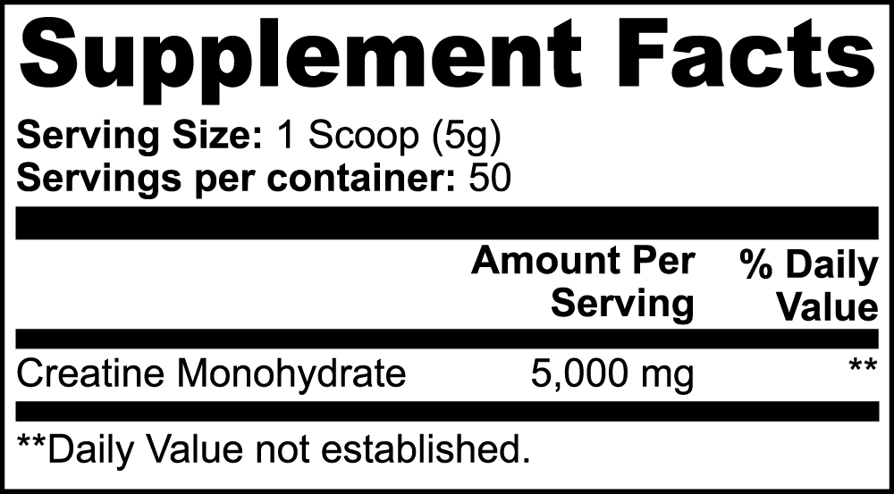 Creatine Monohydrate Muscle Faktor