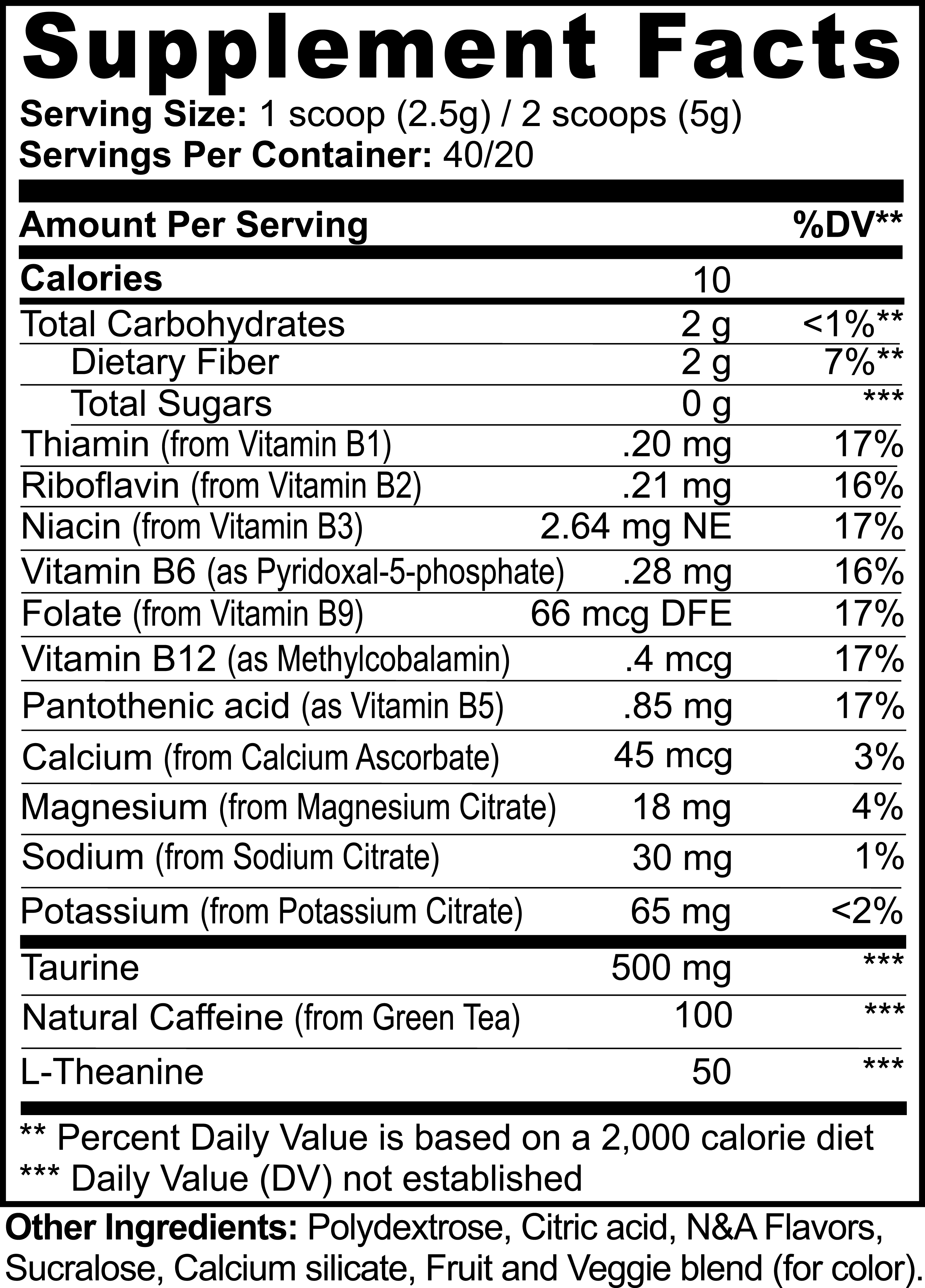 Energy Powder (Lychee Splash Energy) Muscle Faktor