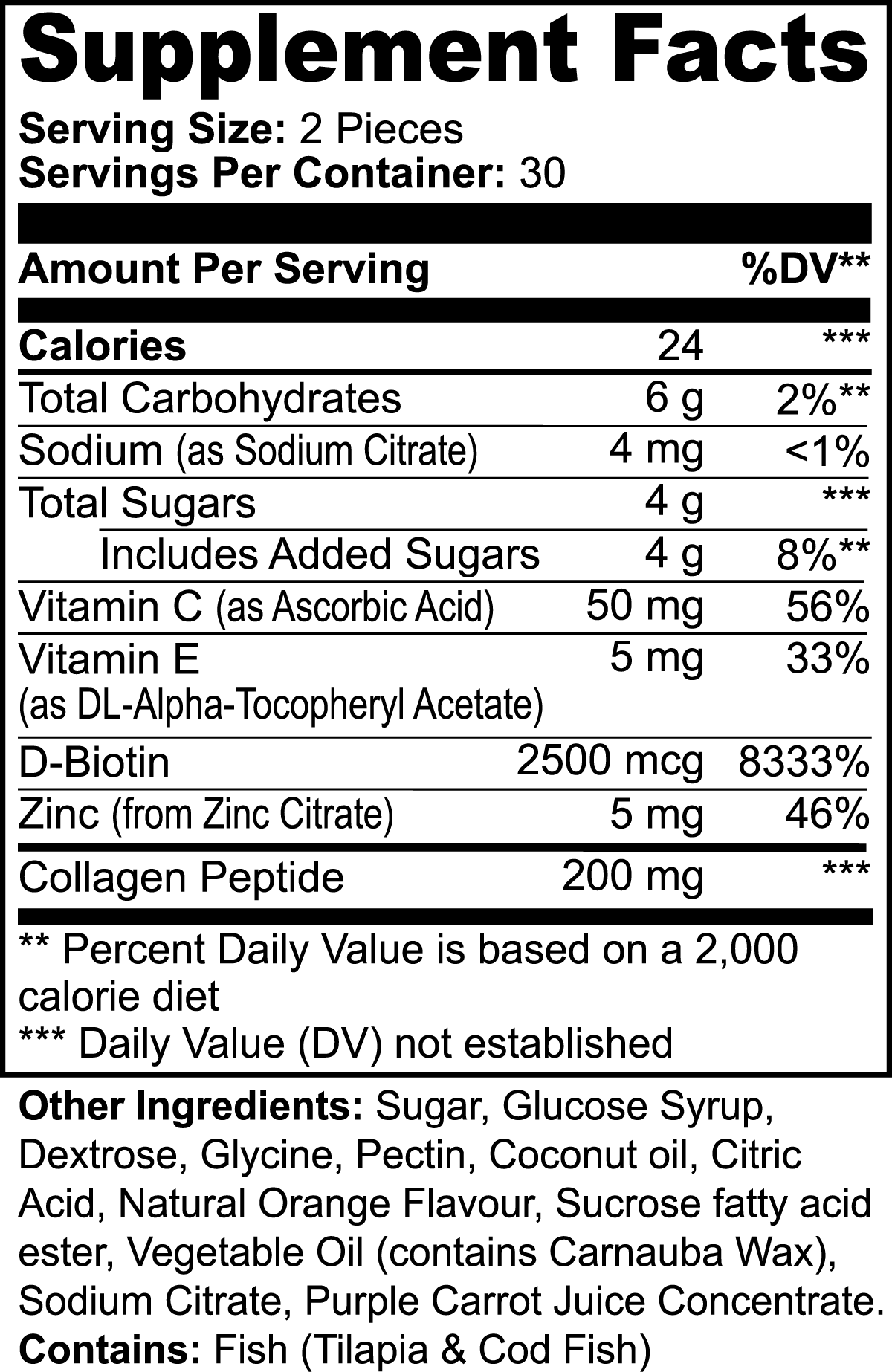 Collagen Gummies (Adult) Muscle Faktor