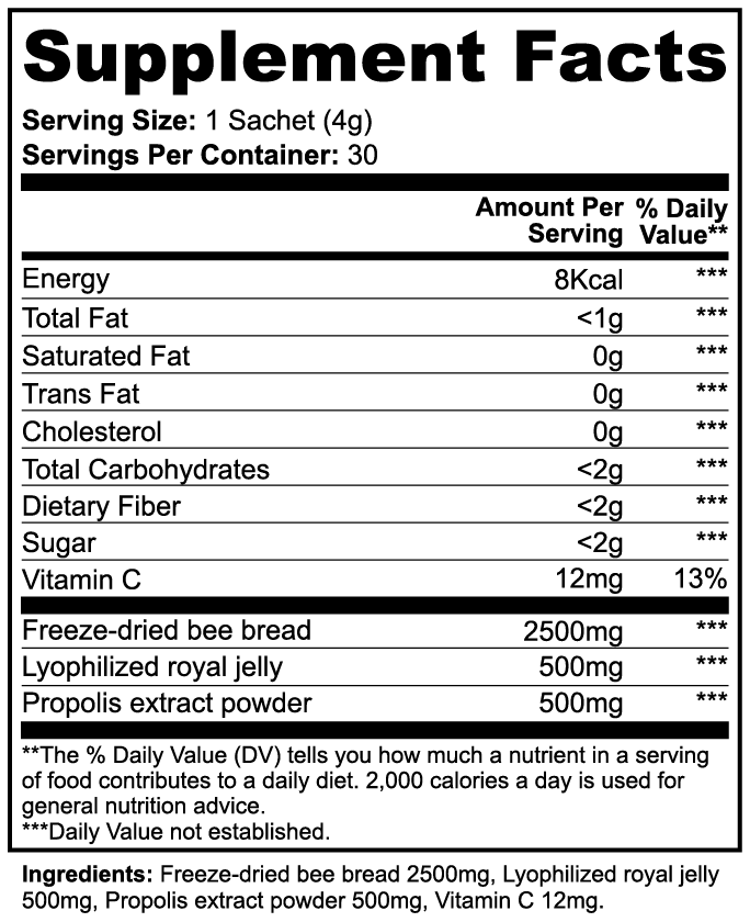 Bee Bread Powder Muscle Faktor