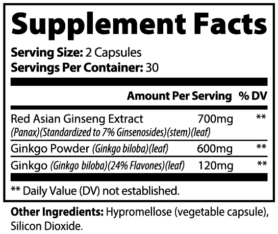Ginkgo Biloba + Ginseng Muscle Faktor
