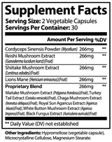Mushroom Complex 10 X Muscle Faktor