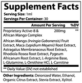 Metabolic Support Herbal Drops – 1oz or 2oz Bottles Muscle Faktor