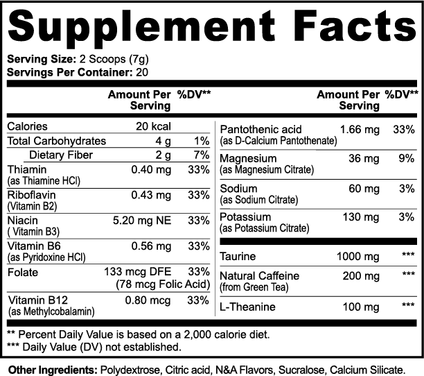 Energy Powder (LYCHEE ENERGY EXPLOSION) Muscle Faktor