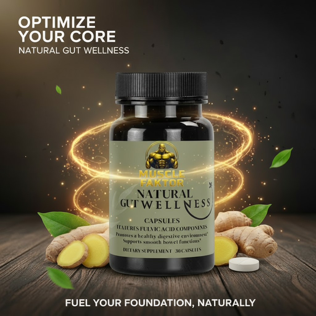 Natural Gut Wellness Capsules Muscle Faktor