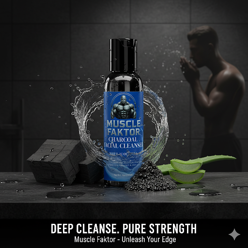 Charcoal Facial Cleanser Muscle Faktor
