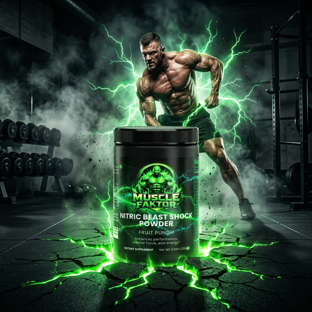 Nitric Shock Pre-Workout Powder (Fruit Punch)
