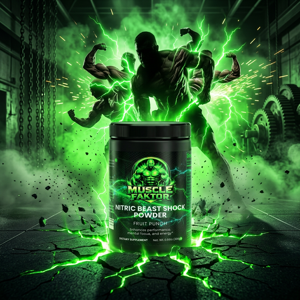 Nitric Shock Pre-Workout Powder (Fruit Punch)